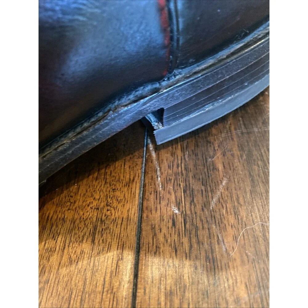 Lucchese 2000 Black Cherry Roper Boots 11.5EE